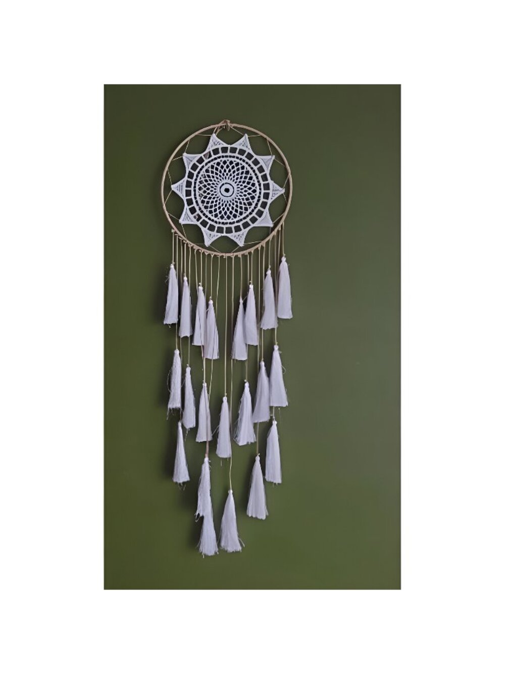 Macrame Dream Catchers for Bedroom - Tassel Wall Hanging Handmade Dream